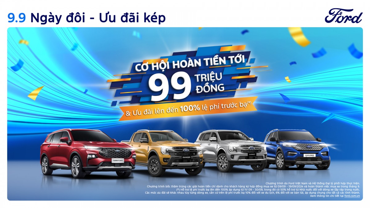 Ford Việt Nam tung ưu đãi 