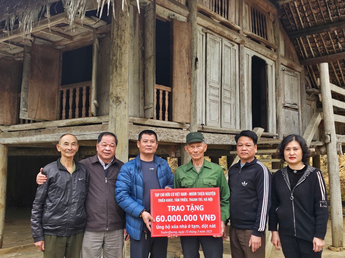Chung sức xóa nhà tạm, dột nát cho gia đình khó khăn ở Chiêm Hóa, Tuyên Quang