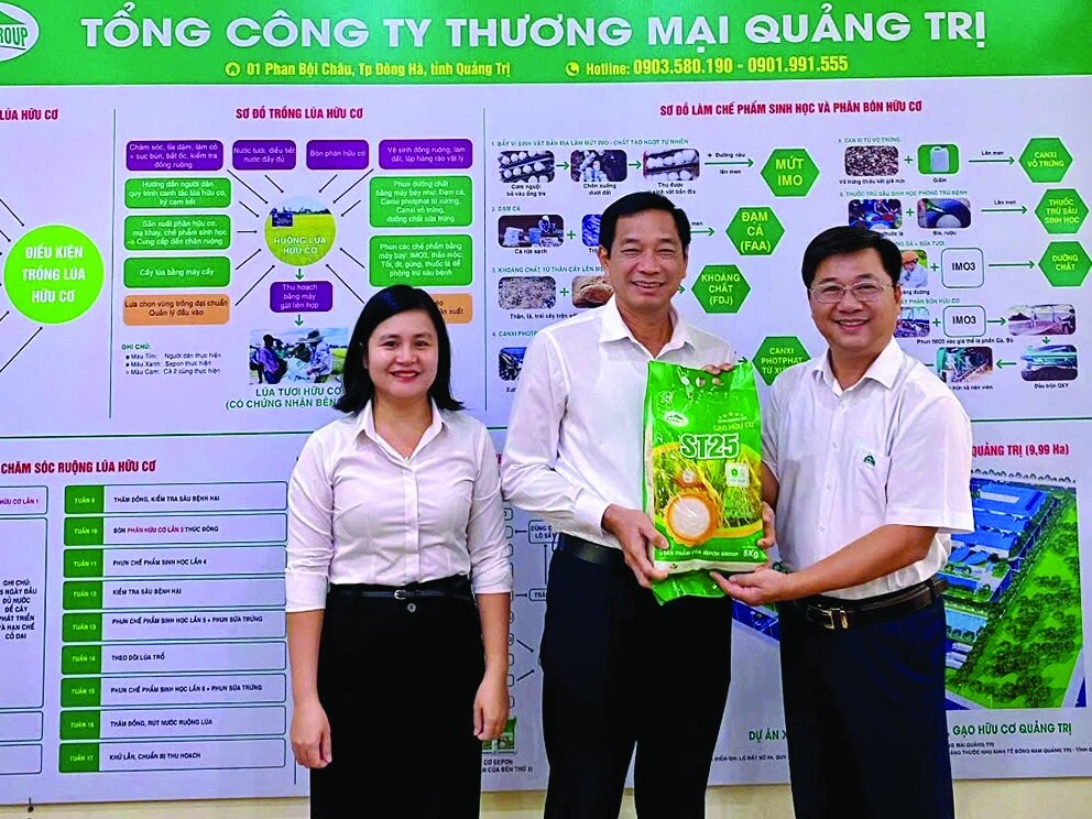 Nét độc đáo trong sản xuất nông nghiệp hữu cơ tại tổng công ty thương mại Quảng Trị