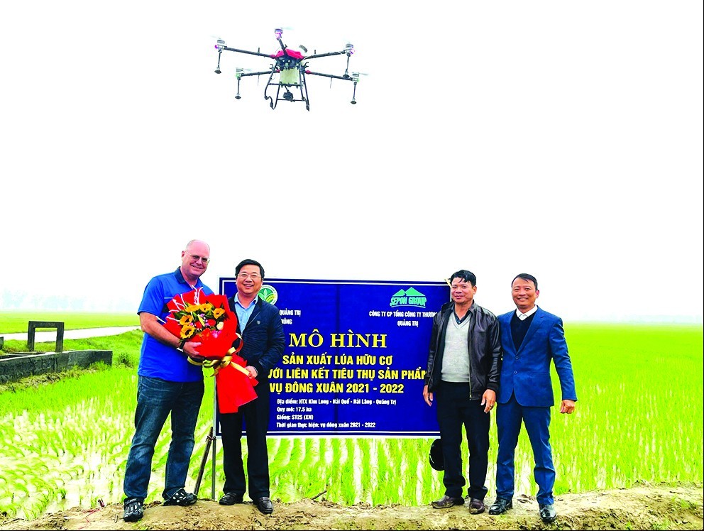 Nét độc đáo trong sản xuất nông nghiệp hữu cơ tại Tổng Công ty Thương mại Quảng Trị