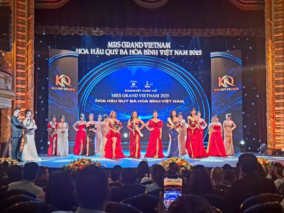 Chung kết Cuộc thi Hoa hậu Quý bà hòa bình Việt Nam 2025 - Mrs Grand Vietnam 2025