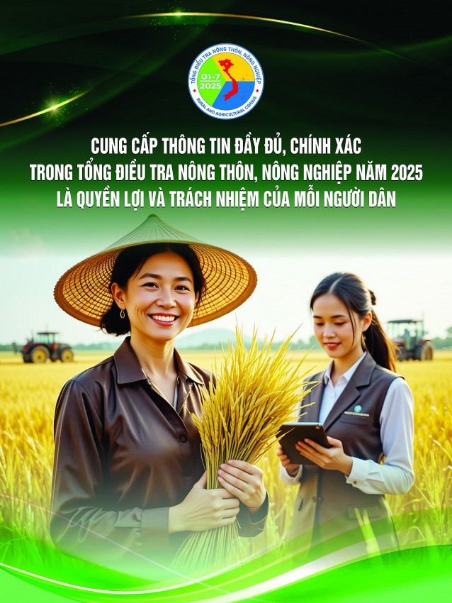 Hải Phòng: Đồng loạt ra quân tổng điều tra nông thôn, nông nghiệp năm 2025