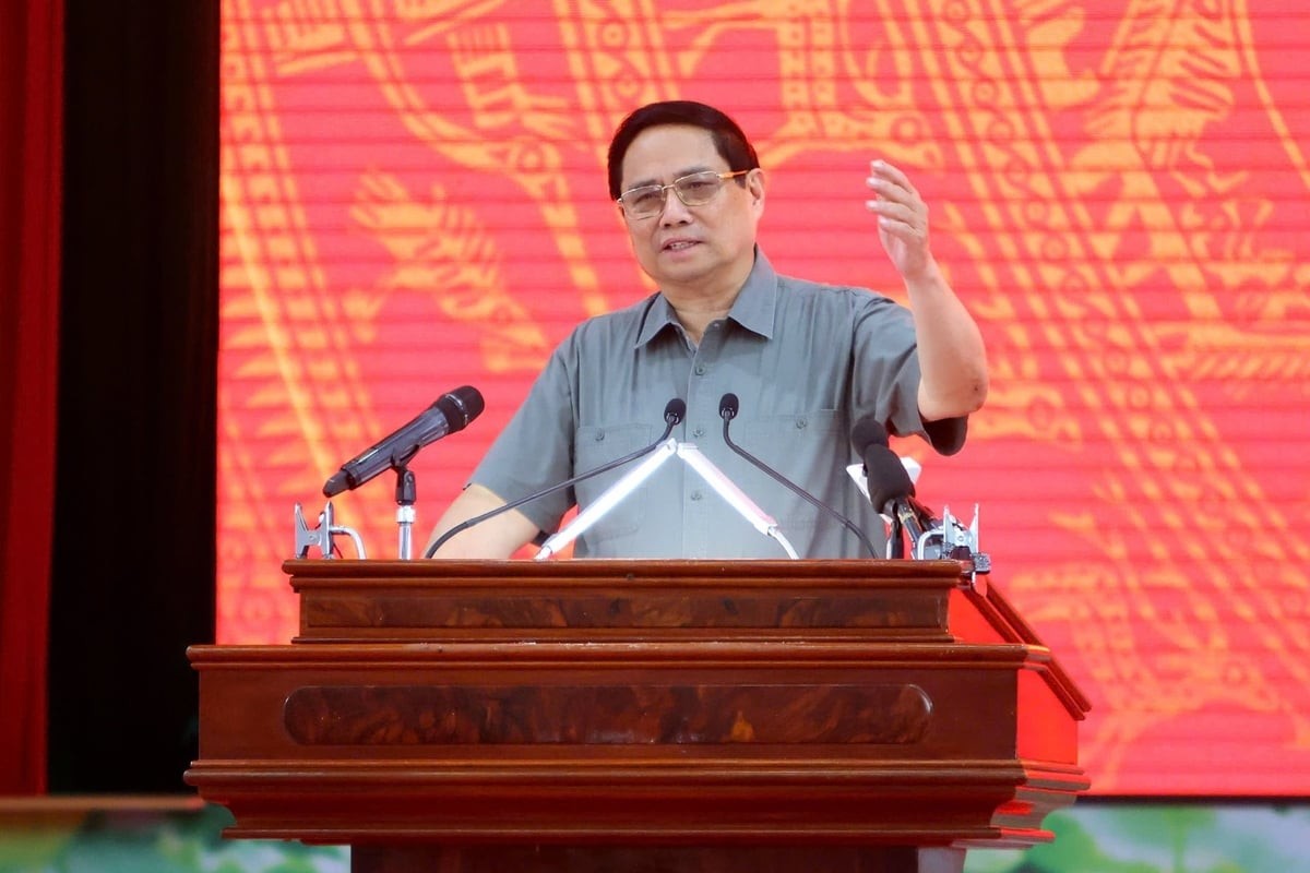Thủ tướng Chính phủ Phạm Minh Chính khẳng định ý nghĩa của việc triển khai Đề án 1 triệu ha lúa chất lượng cao và chỉ đạo nhiệm vụ trọng tâm cần thực hiện trong thời gian tới. (Ảnh: Bộ Nông nghiệp và Môi trường)