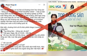 tu phong lam dai su nong san pham thoai bi huy loi moi tham gia chuong trinh vietnam ocopex 2025