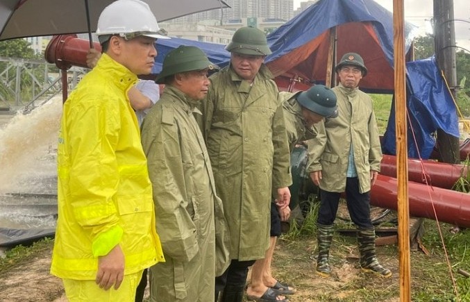 Lãnh đạo TP Hà Nội chỉ đạo ứng phó mưa, lũ, ngập lụt, bảo đảm an toàn cho Nhân dân