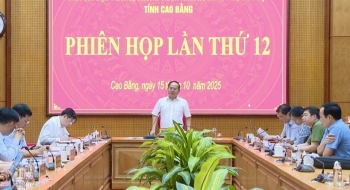 ban chi dao phong chong tham nhung lang phi tieu cuc tinh cao bang to chuc phien hop thu 12