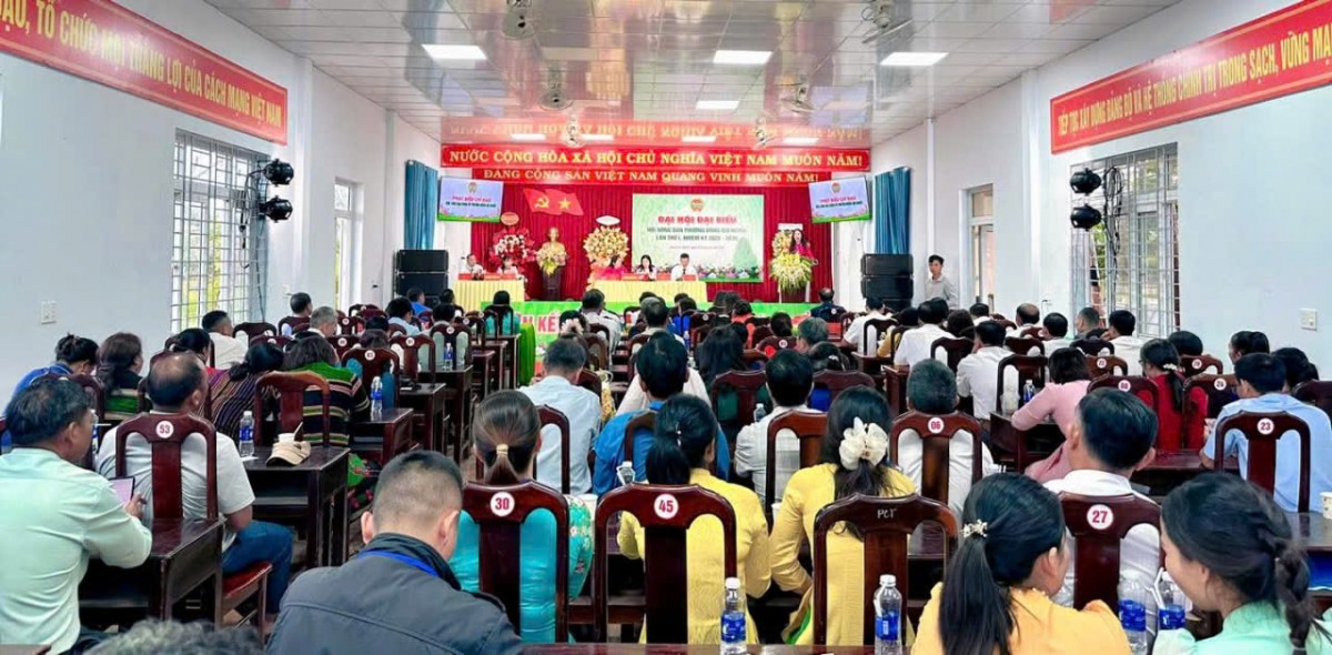 Đại hội Đại biểu Hội nông dân phường Đông Gia Nghĩa lần thứ I, nhiệm kỳ 2025 – 2030