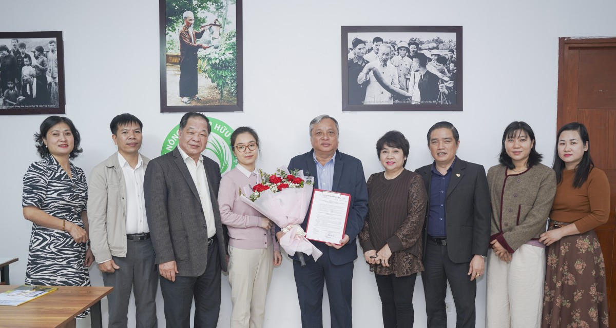 Tiến sĩ Đỗ Việt Hà được bổ nhiệm làm Phó Chủ tịch Hiệp hội Nông nghiệp Hữu cơ Việt Nam