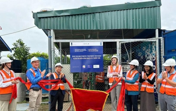 Khởi động Dự án thí điểm tái sử dụng nước thải công nghiệp tại Hải Phòng