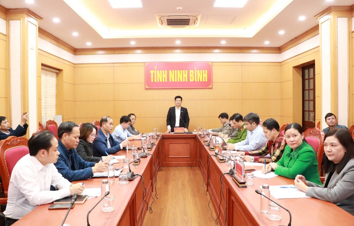 Ninh Bình họp trực tuyến về công tác phòng, chống bệnh Dịch tả lợn Châu Phi