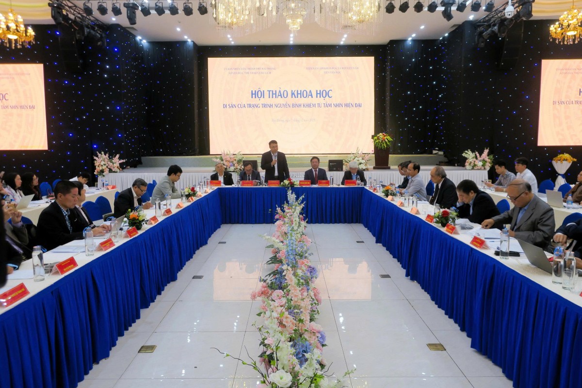 Hội thảo khoa học với chủ đề “Di sản Trạng Trình Nguyễn Bỉnh Khiêm từ tầm nhìn hiện đại”