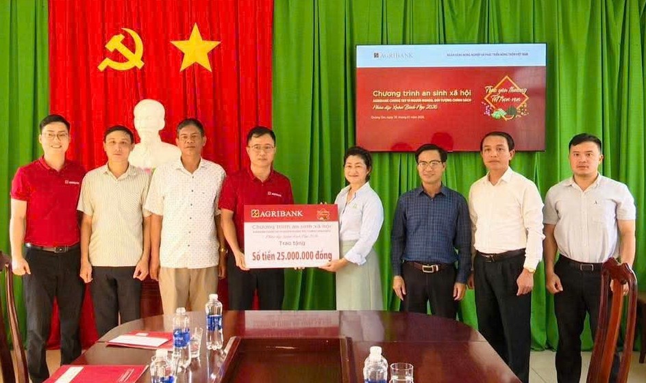 Ngân hàng Agribank chung tay vì người nghèo dịp Xuân Bính Ngọ 2026