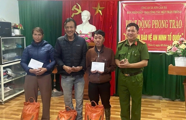 Công an xã Sơn Cẩm Hà (TP Đà Nẵng) phát động phong trào Toàn dân bảo vệ ANTQ