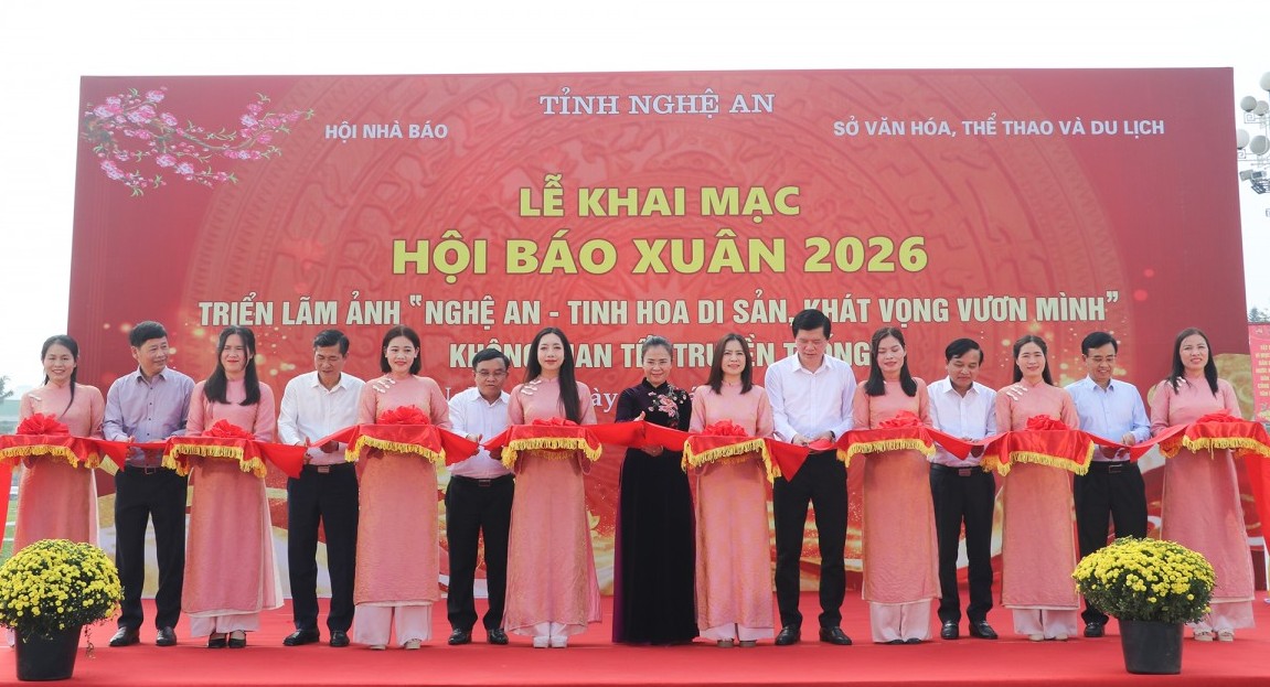 Nghệ An khai mạc Hội báo Xuân Bính Ngọ 2026