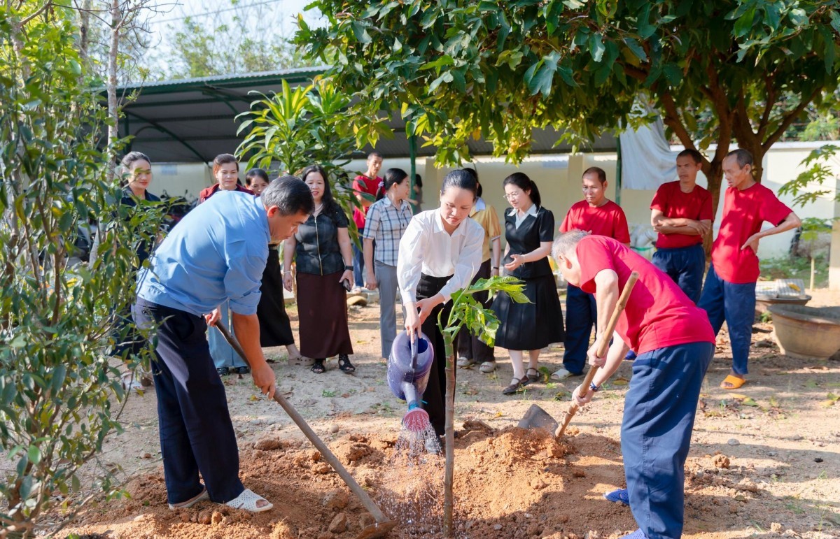Gieo mầm xanh, lan tỏa nghĩa tình từ “Tết trồng cây” tại Trung tâm Điều dưỡng người tâm thần Quảng Nam