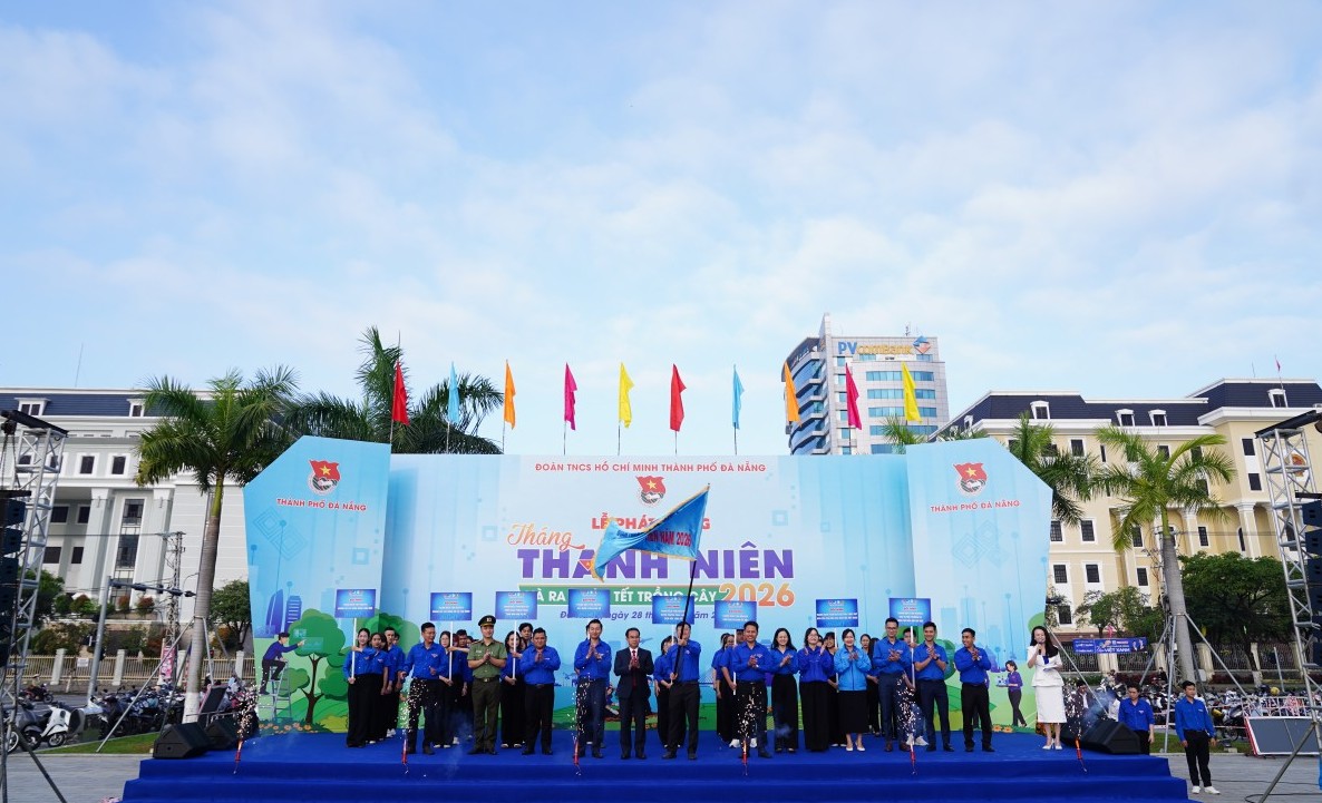 Phát huy tinh thần xung kích - sáng tạo, Đà Nẵng ra quân Tháng Thanh niên 2026