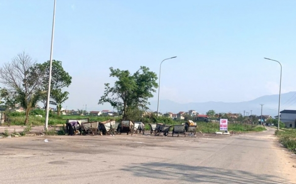 Khu Trung tâm thương mại - dịch vụ Phú Nhân Nghĩa đã sạch, đẹp.