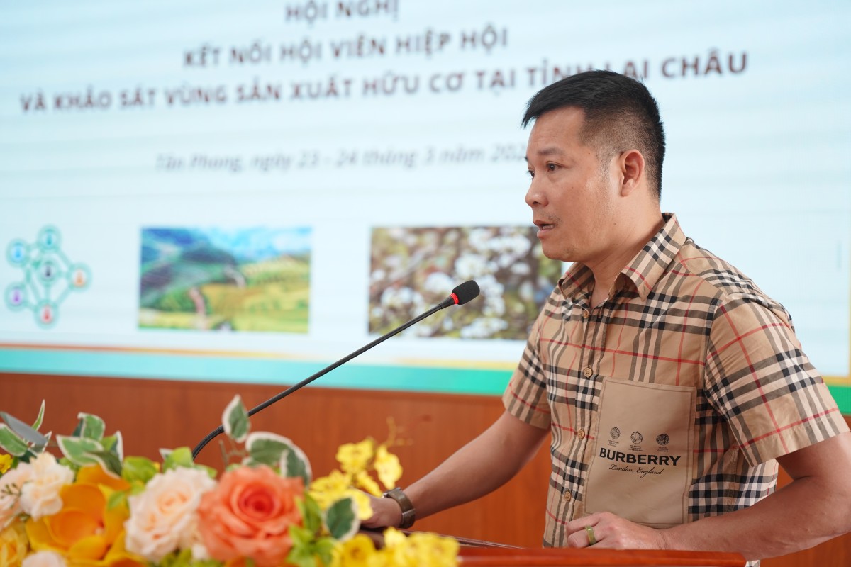 Mở rộng không gian hợp tác, thúc đẩy chuỗi liên kết nông nghiệp hữu cơ ở Lai Châu