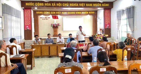 Lâm Đồng: Xã Cát Tiên 3 triển khai mô hình lúa hữu cơ gắn liên kết tiêu thụ