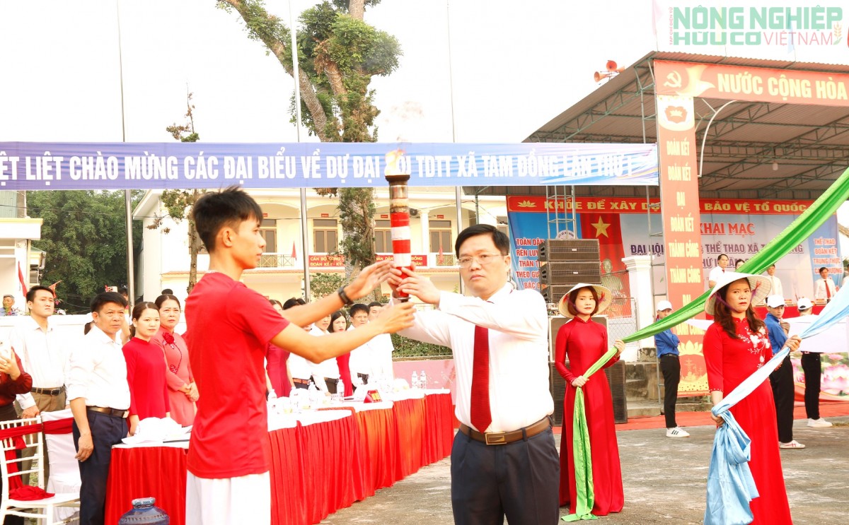 Khai mạc Đại hội Thể dục Thể thao xã Tam Đồng, lần thứ nhất năm 2026 Khai mạc Đại hội Thể dục Thể thao xã Tam Đồng, lần thứ nhất năm 2026