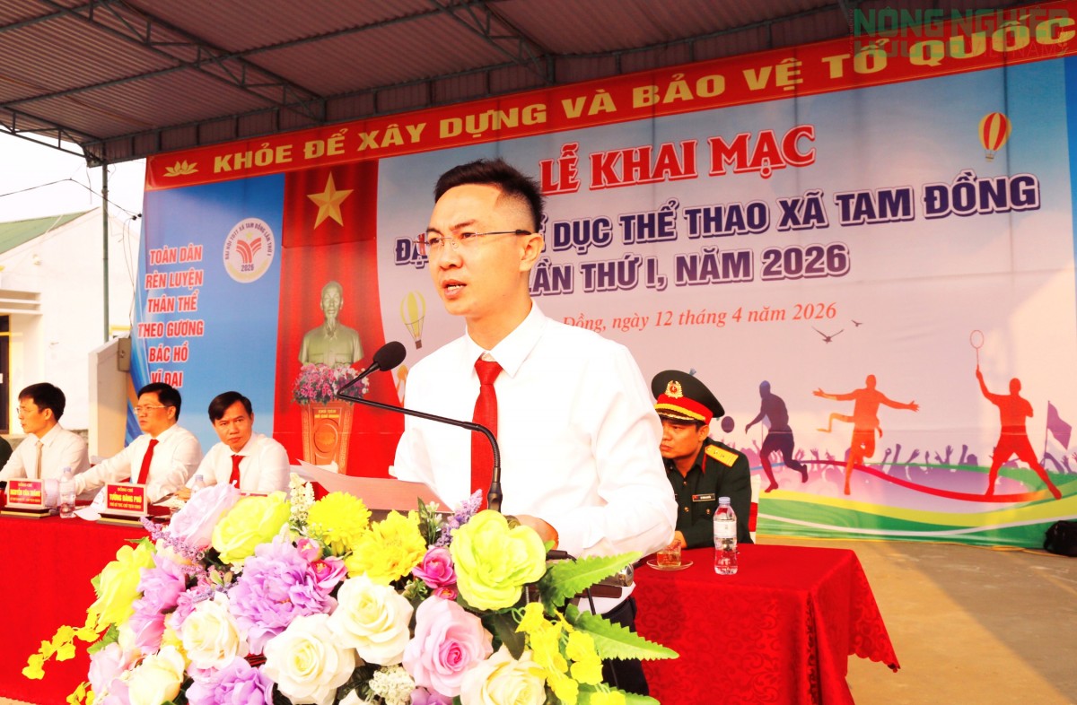 Khai mạc Đại hội Thể dục Thể thao xã Tam Đồng, lần thứ nhất năm 2026 Khai mạc Đại hội Thể dục Thể thao xã Tam Đồng, lần thứ nhất năm 2026