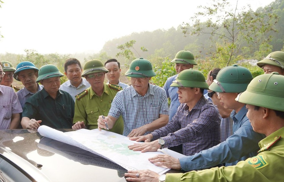 Phó Chủ tịch UBND tỉnh Quảng Trị kiểm tra công tác phòng cháy, chữa cháy rừng