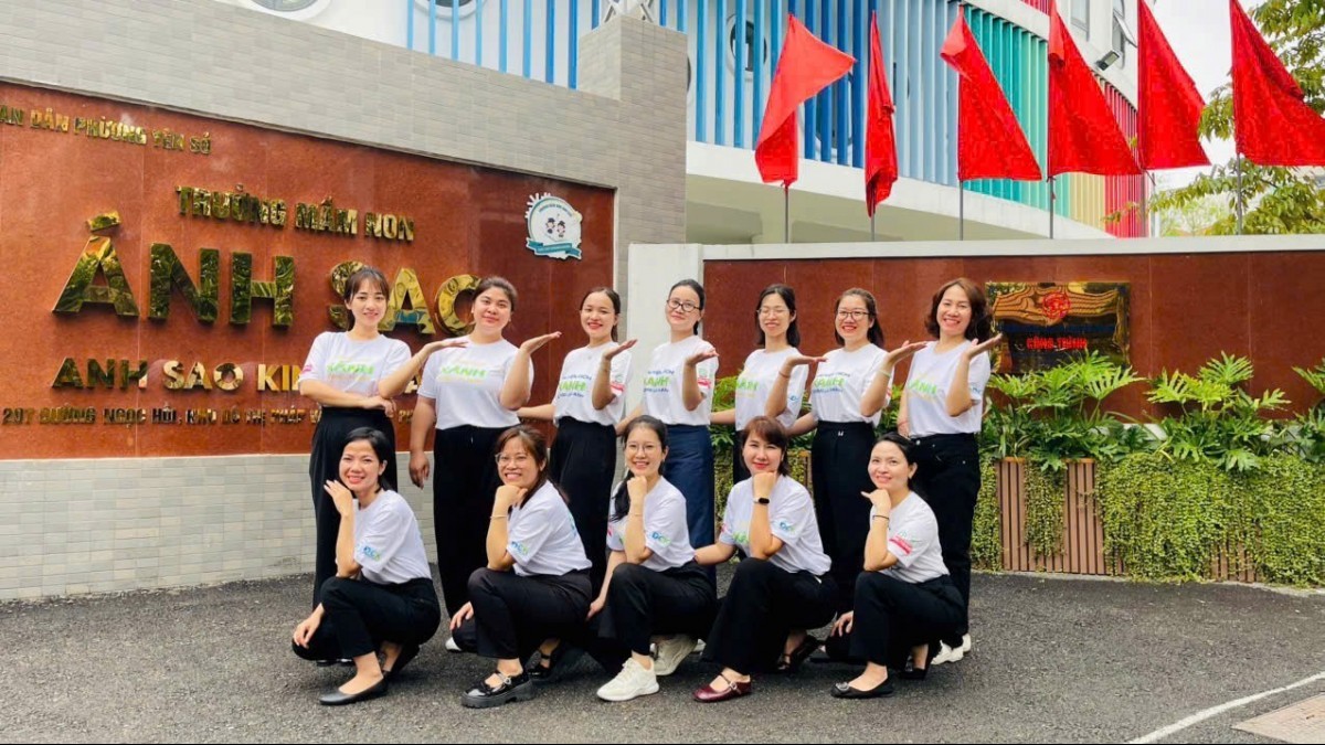 Hà Nội: Trường Mầm non Ánh Sao lan tỏa thông điệp sống xanh từ những việc làm thiết thực