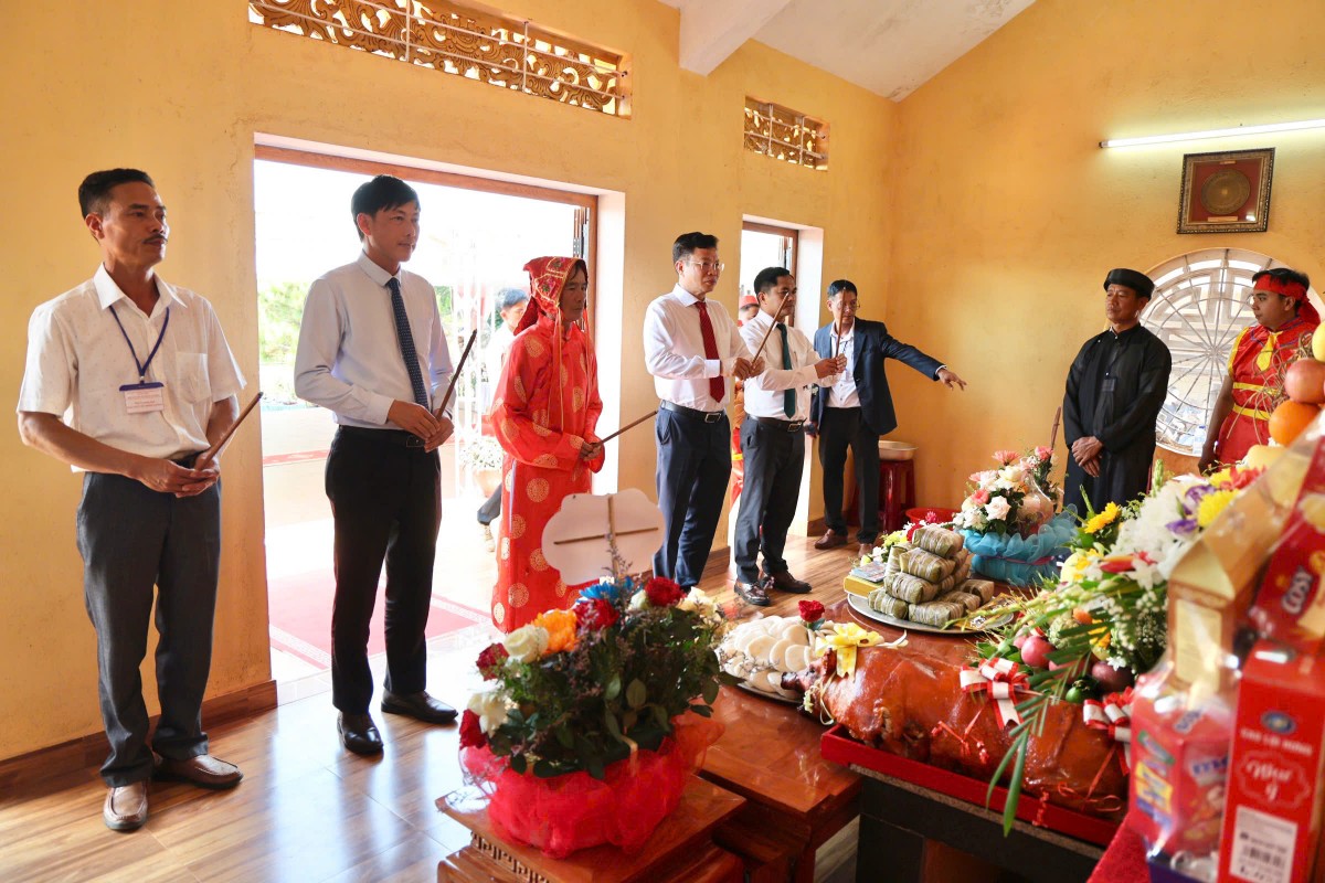 Lâm Đồng: Người dân xã biên giới Tuy Đức trang trọng tổ chức Giỗ Tổ Hùng Vương năm 2026