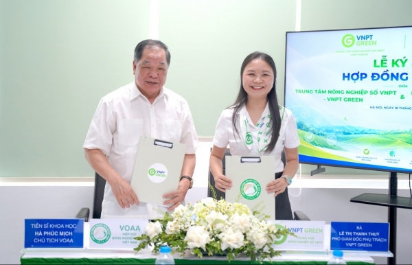 Thúc đẩy chuyển đổi số trong nông nghiệp hữu cơ từ hợp tác giữa VOAA và VNPT Green