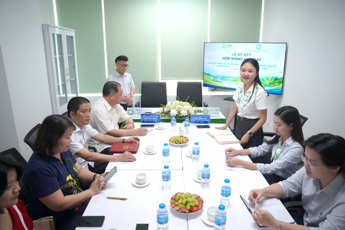 Thúc đẩy chuyển đổi số trong nông nghiệp hữu cơ từ hợp tác giữa VOAA và VNPT Green