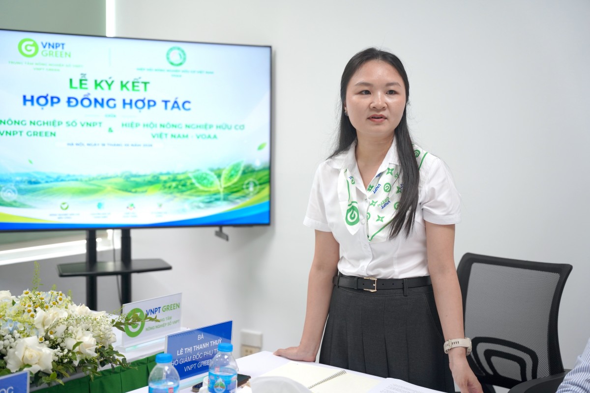 Thúc đẩy chuyển đổi số trong nông nghiệp hữu cơ từ hợp tác giữa VOAA và VNPT Green