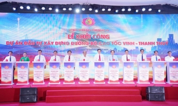 Khởi công dự án cao tốc Vinh - Thanh Thuỷ gần 24.000 tỷ đồng