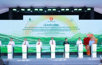 Khởi công tổ hợp sản xuất chè công nghệ cao và sân golf Quân Chu