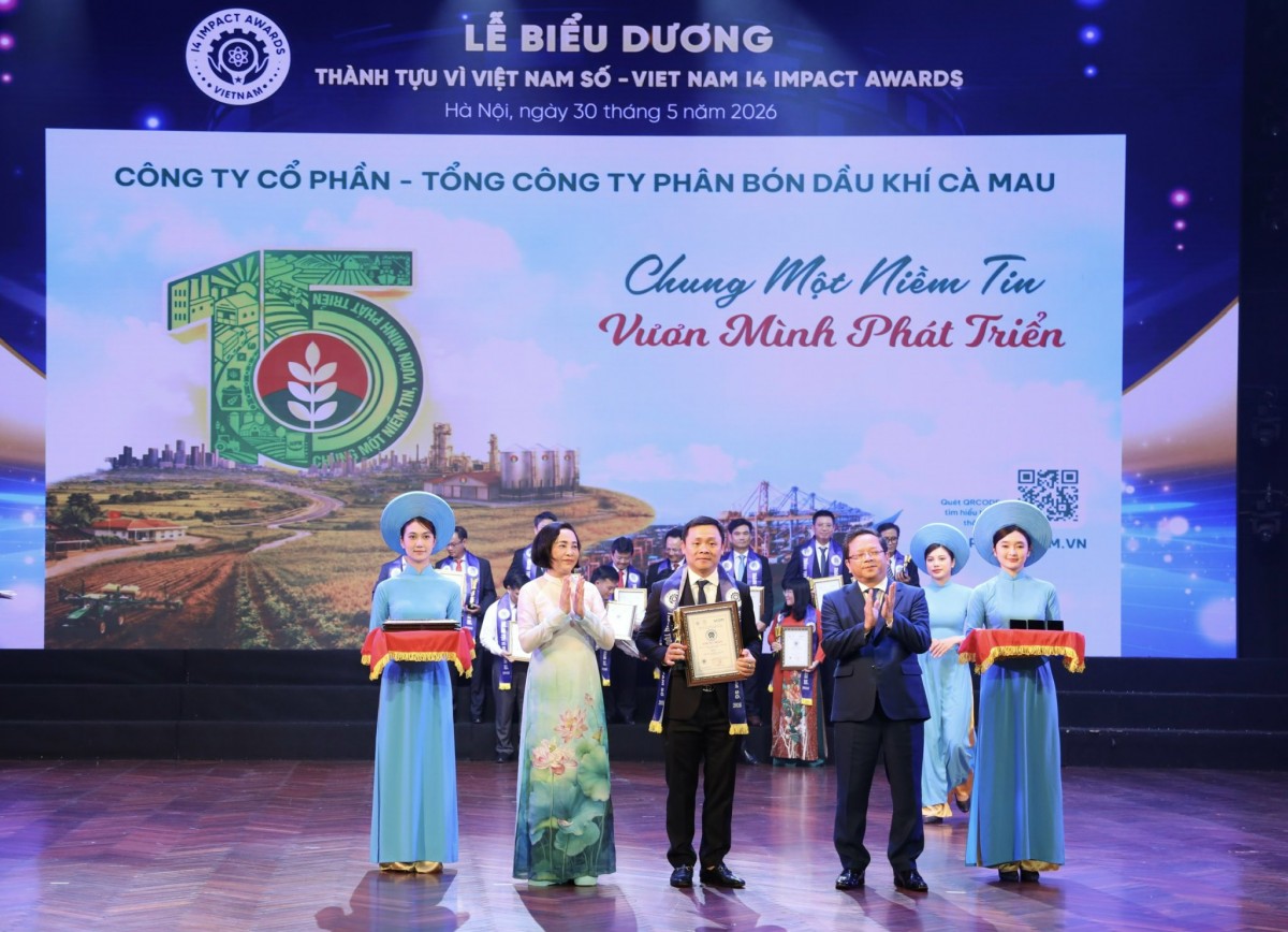 PVCFC được vinh danh 3 hạng mục tại giải thưởng công nghệ hàng đầu Việt Nam