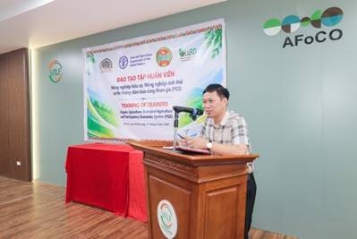 Tập huấn TOT về nông nghiệp hữu cơ và PGS cho các tổ chức sản xuất rừng, trang trại miền núi phía Bắc