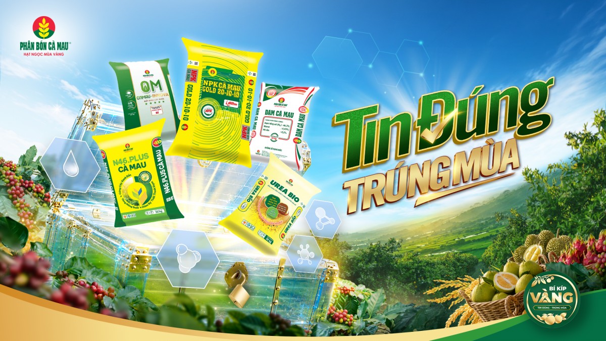 Phân bón Cà Mau khởi động "bí kíp vàng": Tin đúng - Trúng mùa