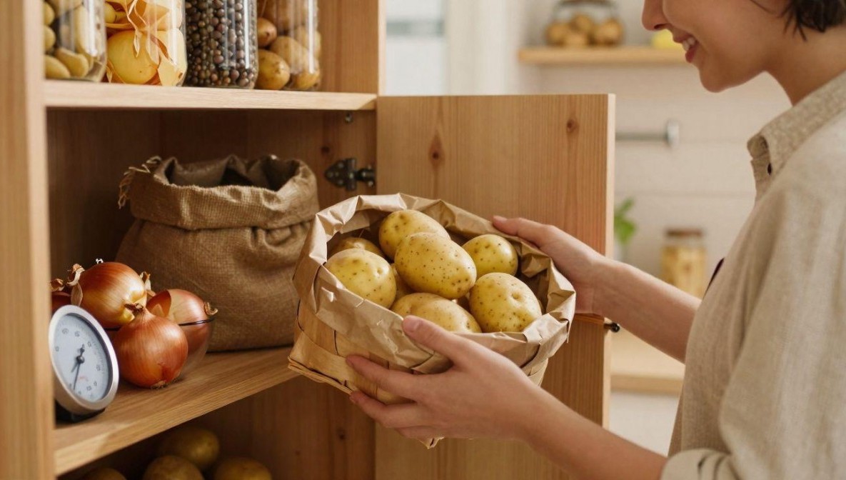 Cách bảo quản khoai tây không mọc mầm, giữ tươi lâu và an toàn cho sức khỏe