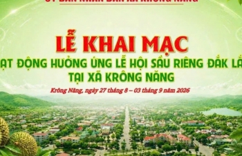 Krông Năng sẵn sàng chuẩn bị cho chuỗi hoạt động hưởng ứng Lễ hội Sầu riêng Đắk Lắk 2026