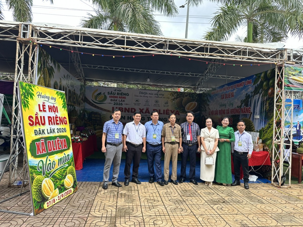 Xã Krông Năng rộn ràng hòa nhịp cùng Lễ hội sầu riêng Đắk Lắk 2026