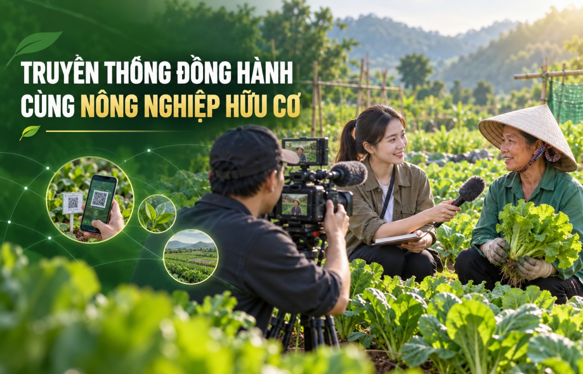 Truyền thông đồng hành cùng sự phát triển của nông nghiệp hữu cơ ở Việt Nam