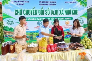 Xã Nhữ Khê đưa chợ truyền thống lên môi trường số, mở rộng kênh tiêu thụ nông sản