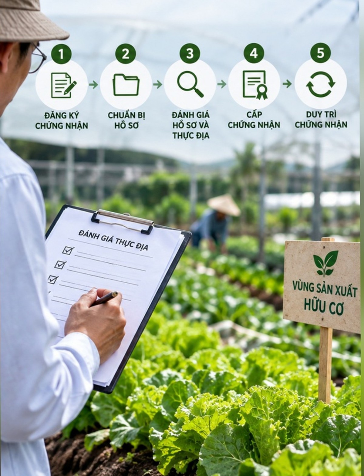 Quy trình chứng nhận hữu cơ - Bài 2: Từ đăng ký đến duy trì chứng nhận