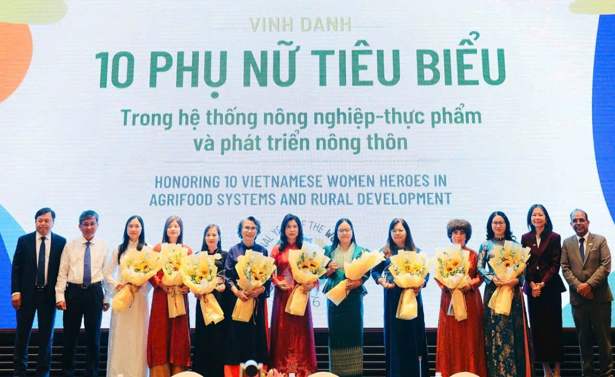 Vinh danh 10 phụ nữ tại Việt Nam tiên phong phát triển nông nghiệp xanh và bền vững