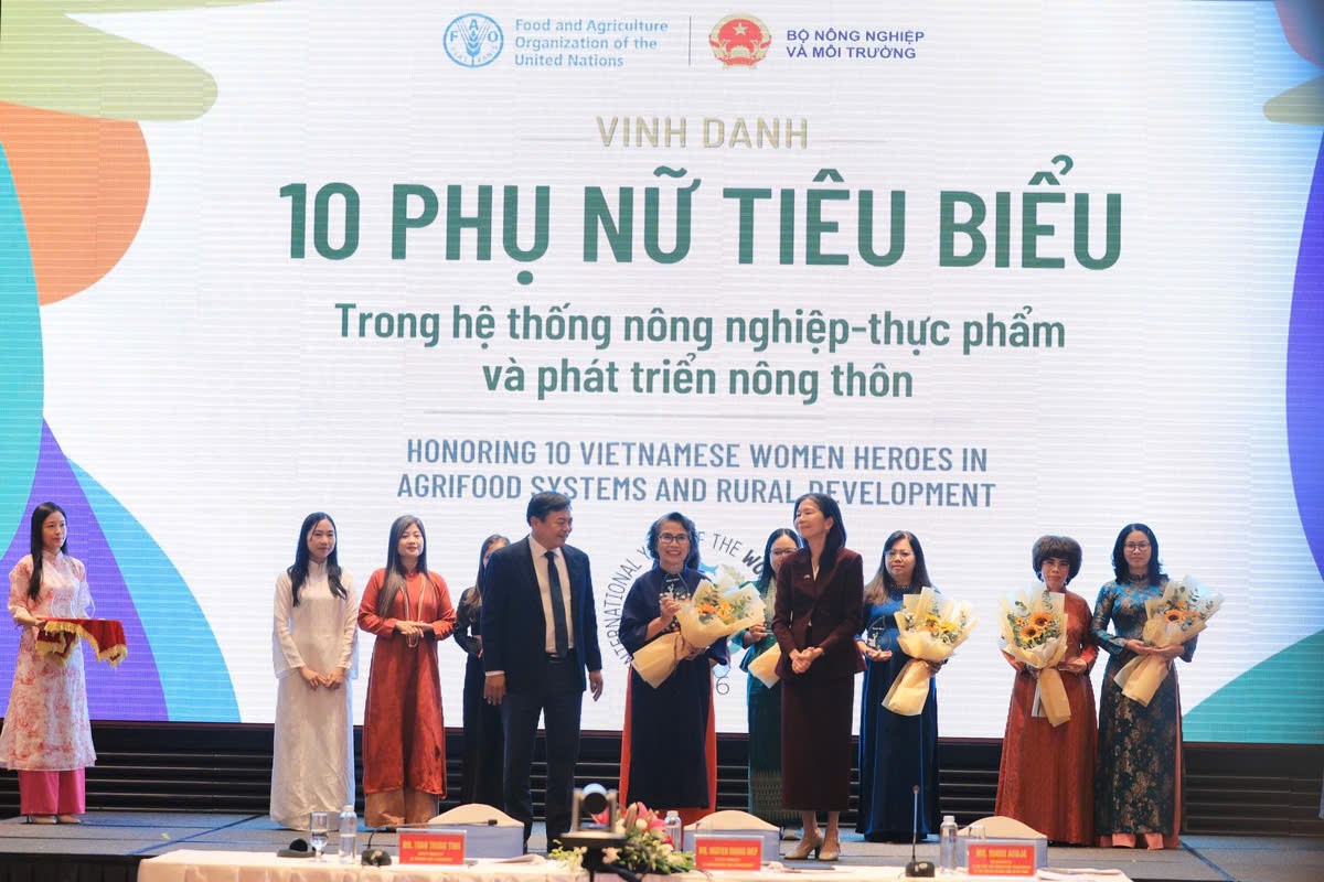 Vinh danh 10 phụ nữ tại Việt Nam tiên phong phát triển nông nghiệp xanh và bền vững