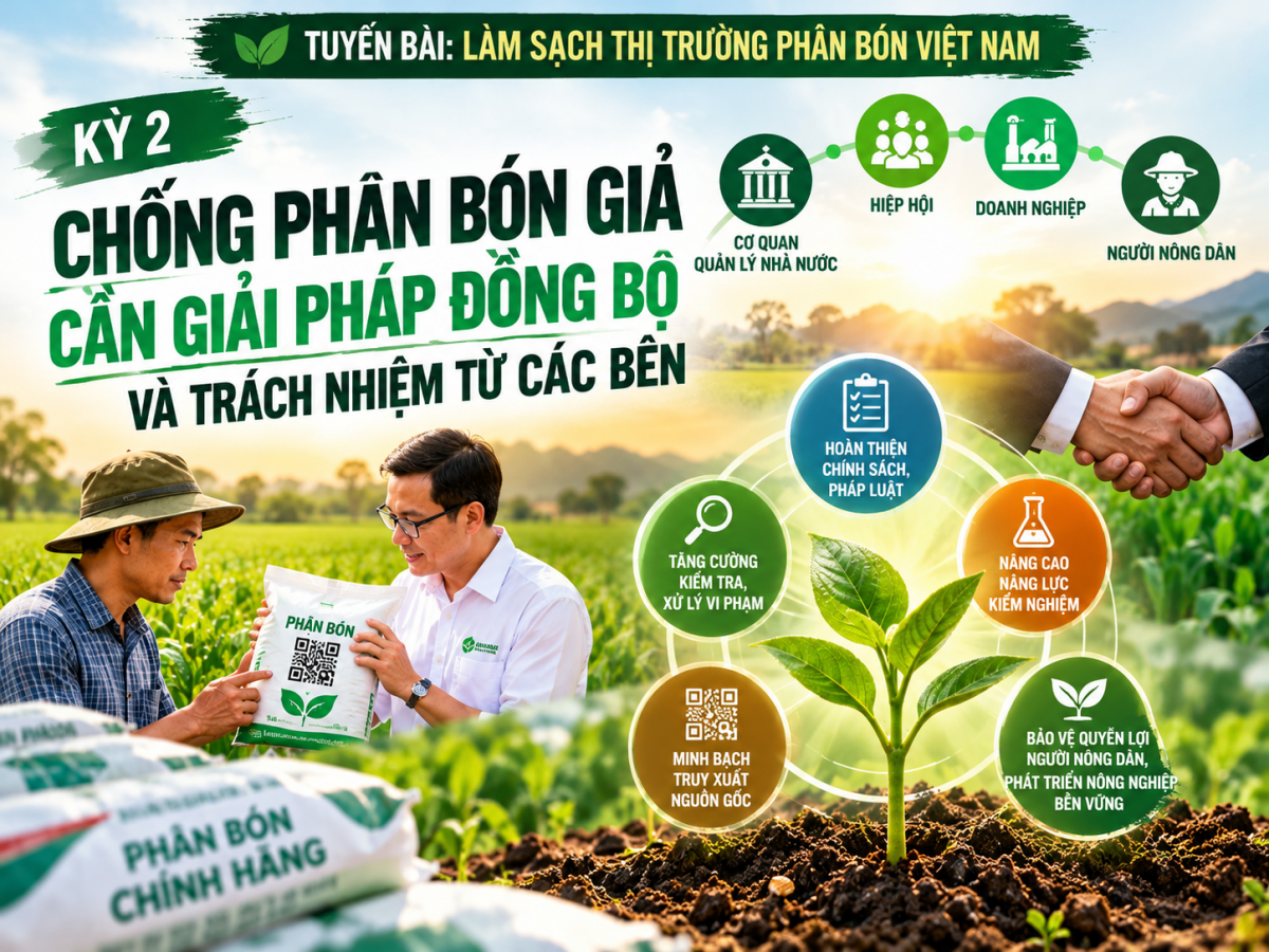 Làm sạch thị trường phân bón Việt Nam - Kỳ 2: Cần giải pháp đồng bộ