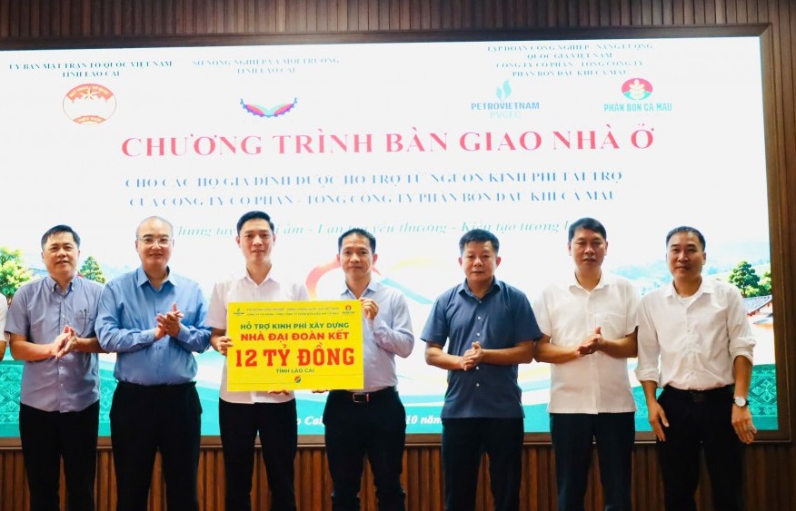 12 tỷ đồng từ Phân bón Cà Mau chung tay xây mái ấm cho đồng bào vùng cao Lào Cai