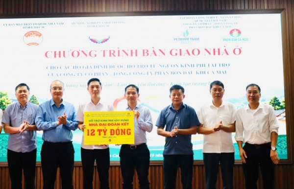 12 tỷ đồng từ Phân bón Cà Mau chung tay xây mái ấm cho đồng bào vùng cao Lào Cai